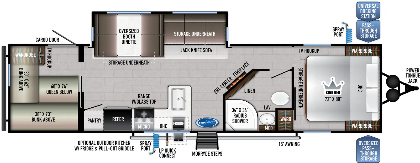 Della Terra 291BH Floorplan